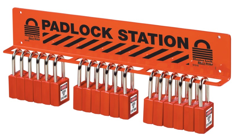 MASTER LOCK - HEAVY DUTY PADLOCK RACK 18-22 LOCKS 
